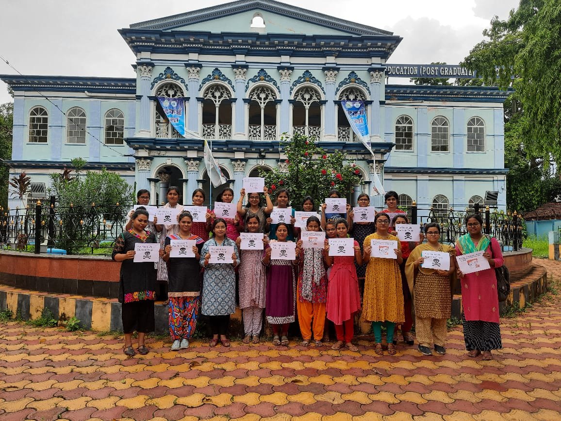 A pledge taking program by the students in connection with “Drug De- addiction and Rehabilitation” on July 15th, 2024