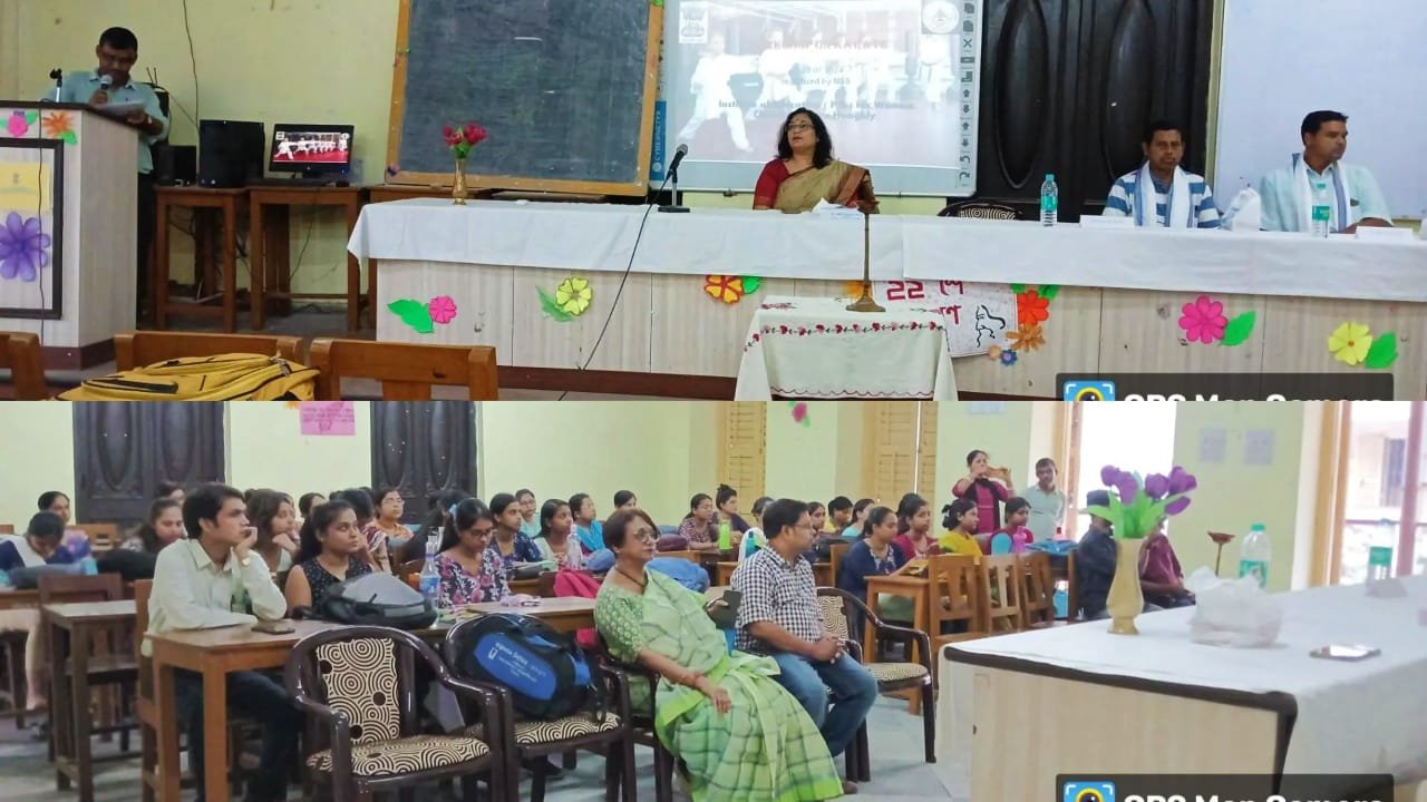 Workshop on Karate on 20.08.2024 organized by NSS unit of Institute of Education ( P.G.) for Women,  Chandernagore