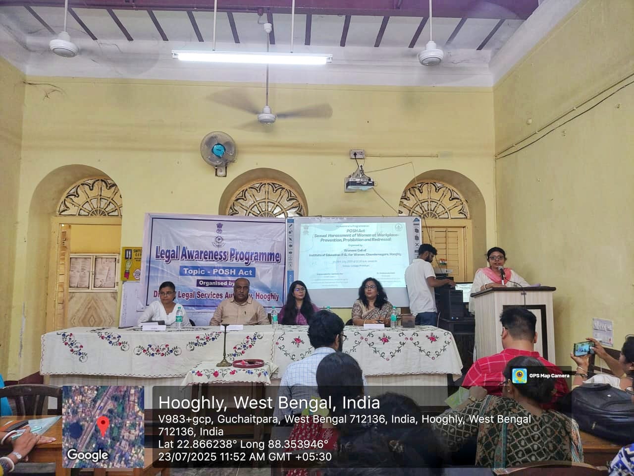 Awareness and sensitization program by Womens' cell and ICC committee on 23.07.2025. Invited Resource persons were: