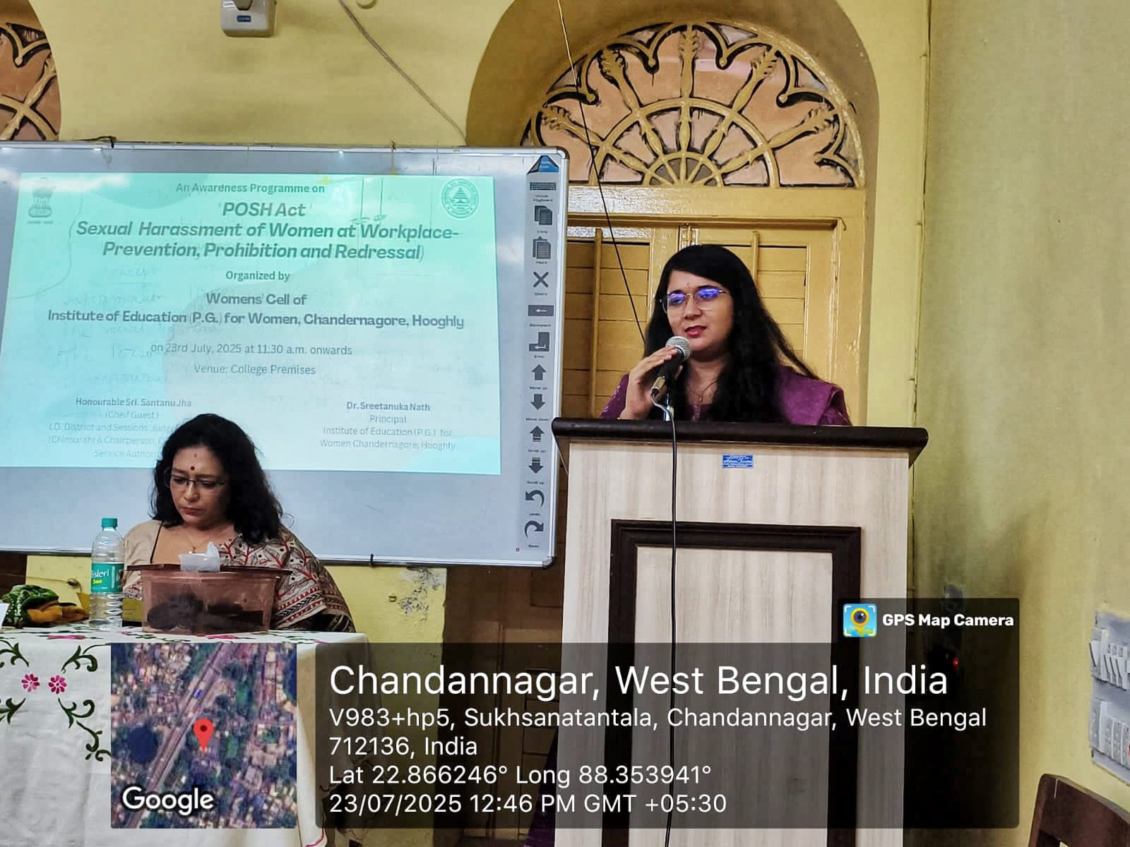 Awareness and sensitization program by Womens' cell and ICC committee on 23.07.2025. Invited Resource persons were: