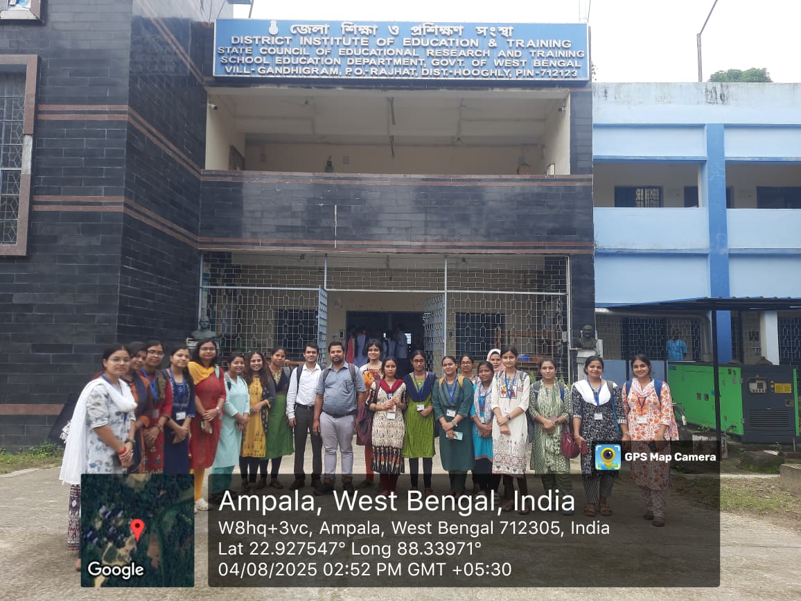 Visit to District Institute of Education and Training on 04.8.2025 for Course VIIIB: Knowledge and Curriculum (Part B)