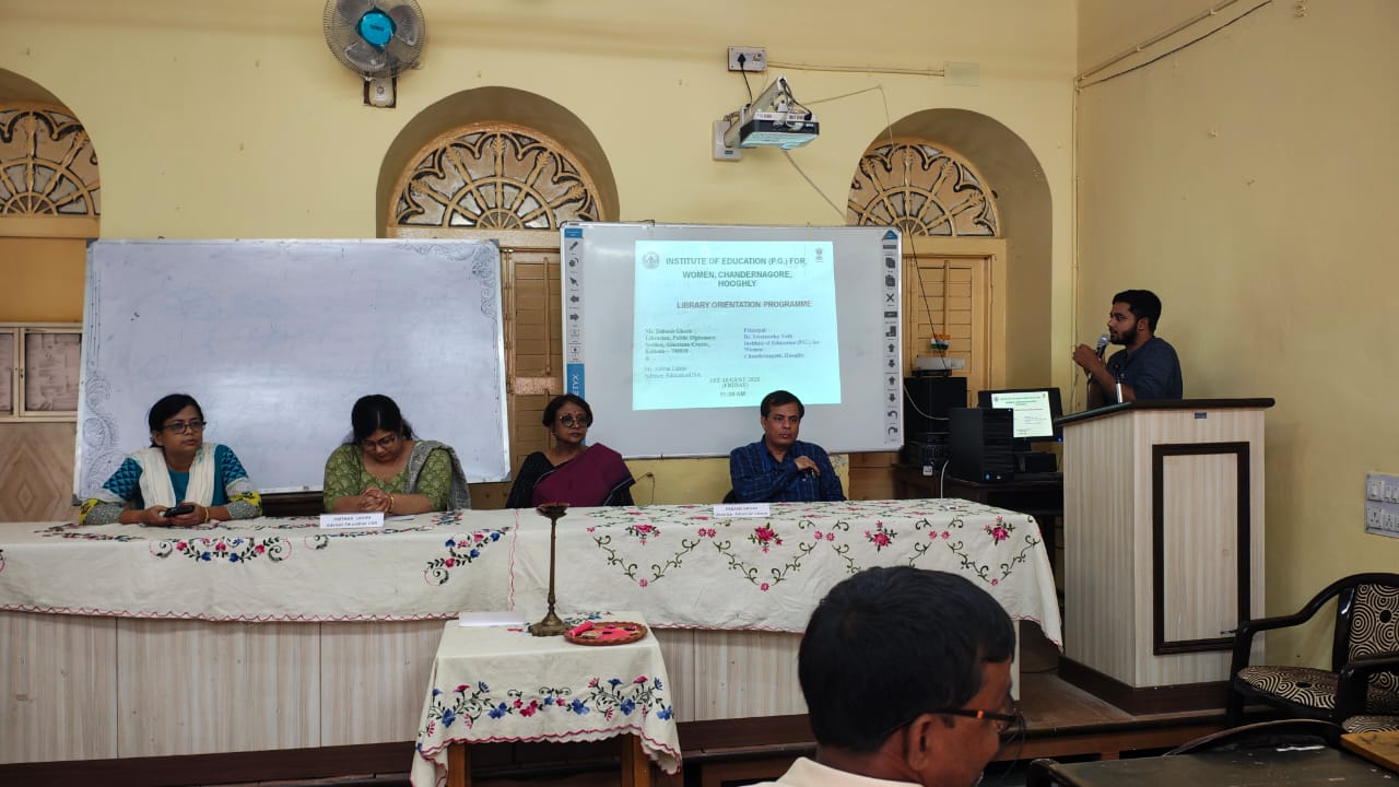 Library orientation programme  1st august 2025